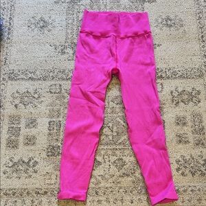 GAP Women’s Hot Pink Ribbed Leggings